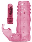 Cock Sock Bunny Tickler Sleeve - Pink