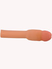 Cyberskin 4 Inch Vibrating Penis Extension - Natural