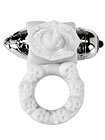 Riley Steele's Pleasure Ring - White/Silver