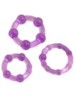 Silicone Island Rings - Purple
